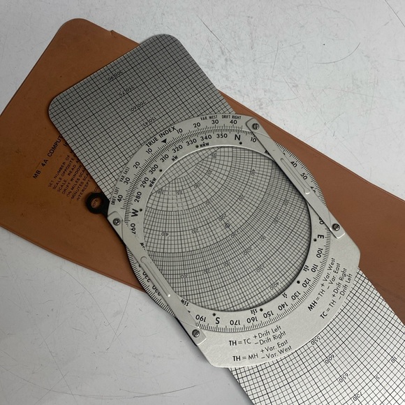 Computer Air Navigation Dead Reckoning Graph Jeppesen, Type MB-4A - Picture 14 of 17